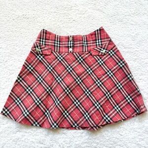 Burberry Girls Skirt Nova Check Pink 130cm 7-8 Bottoms Kids plaid bottoms